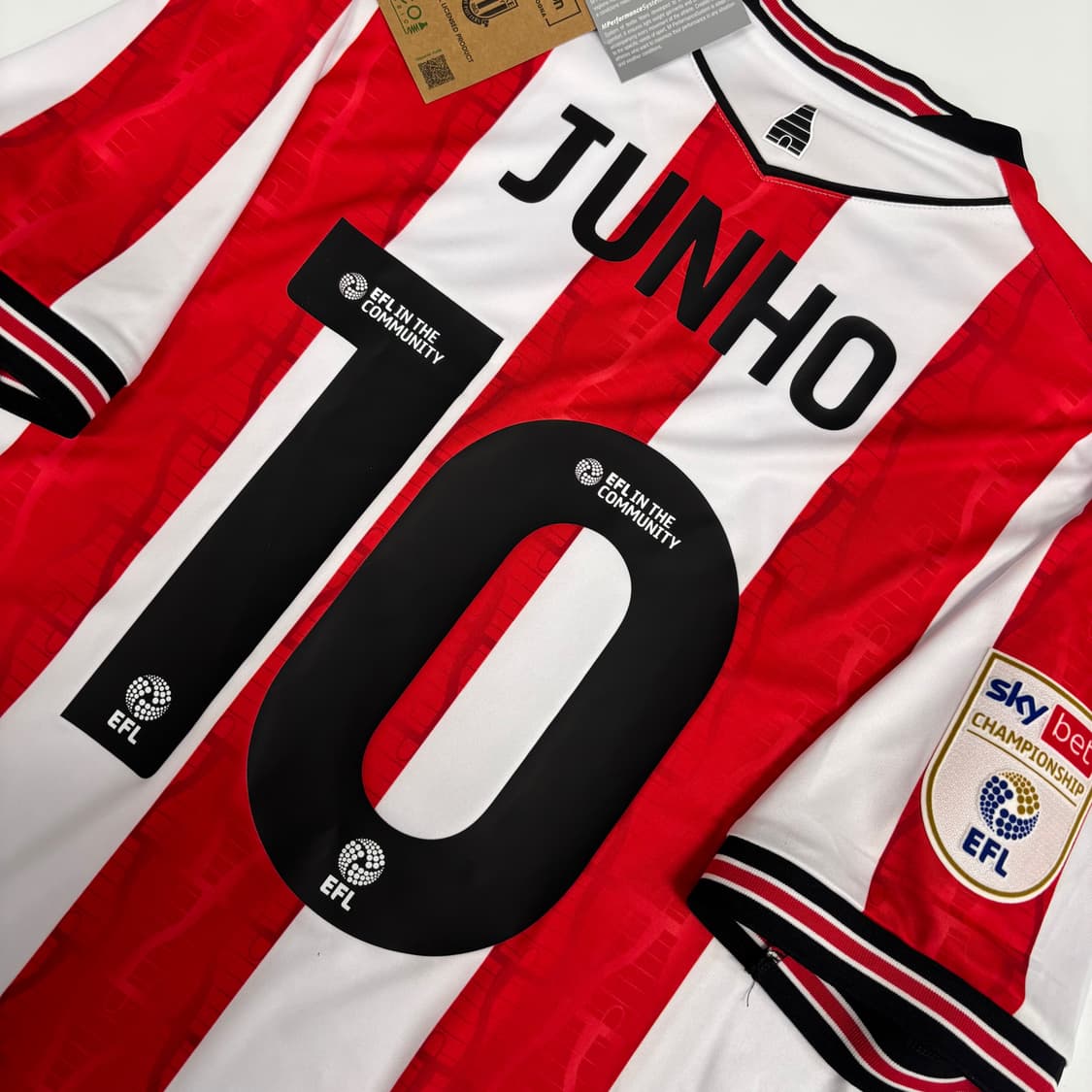 새상품 마크론 24 25 스토크 시티 홈 배준호 유니폼 상품이미지8