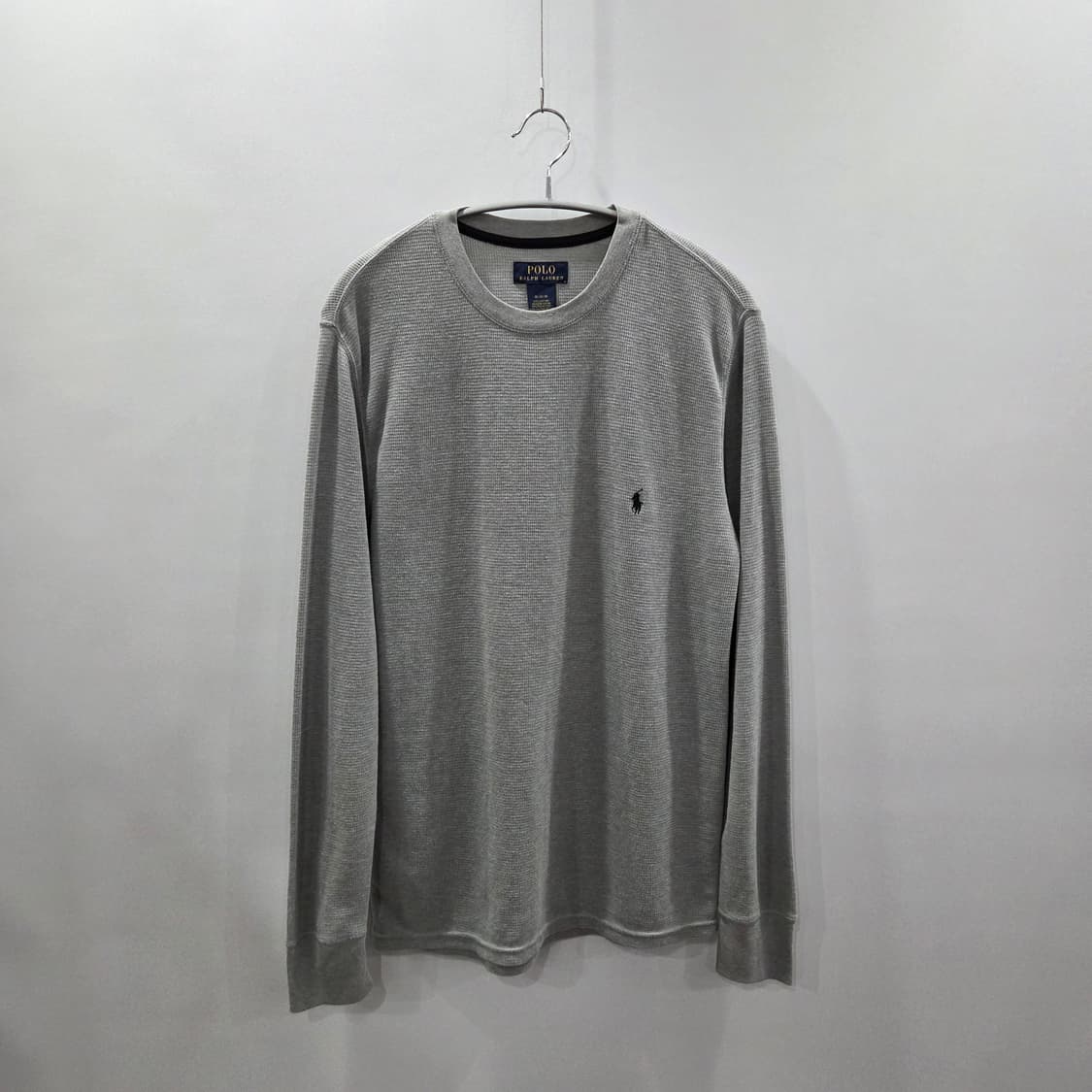 폴로랄프로렌 와플 롱슬리브 그레이 M 상품이미지1