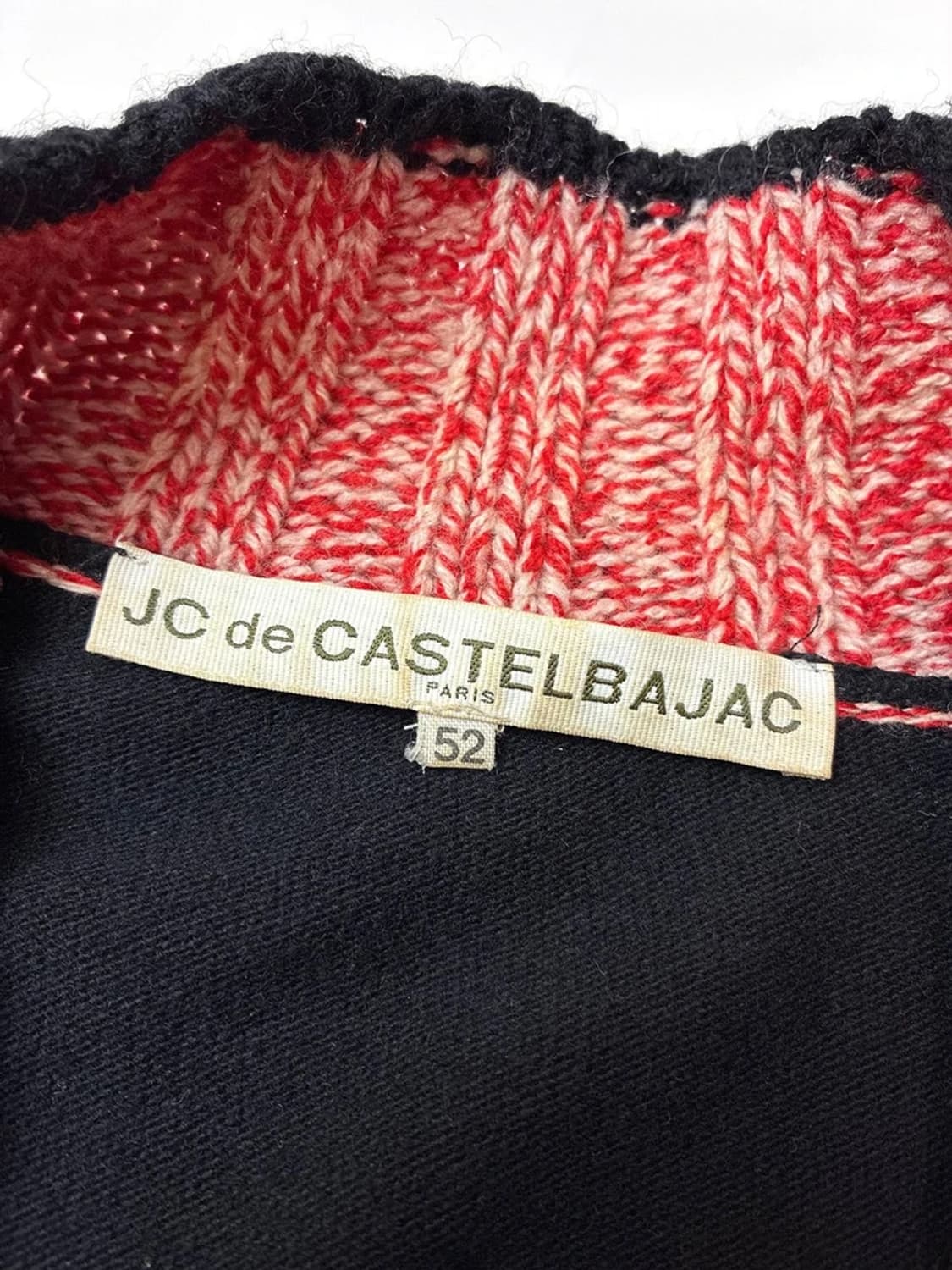 까스텔바작 X 틴틴 00s 자수 니트 집업 가디건 PN5146 상품이미지6