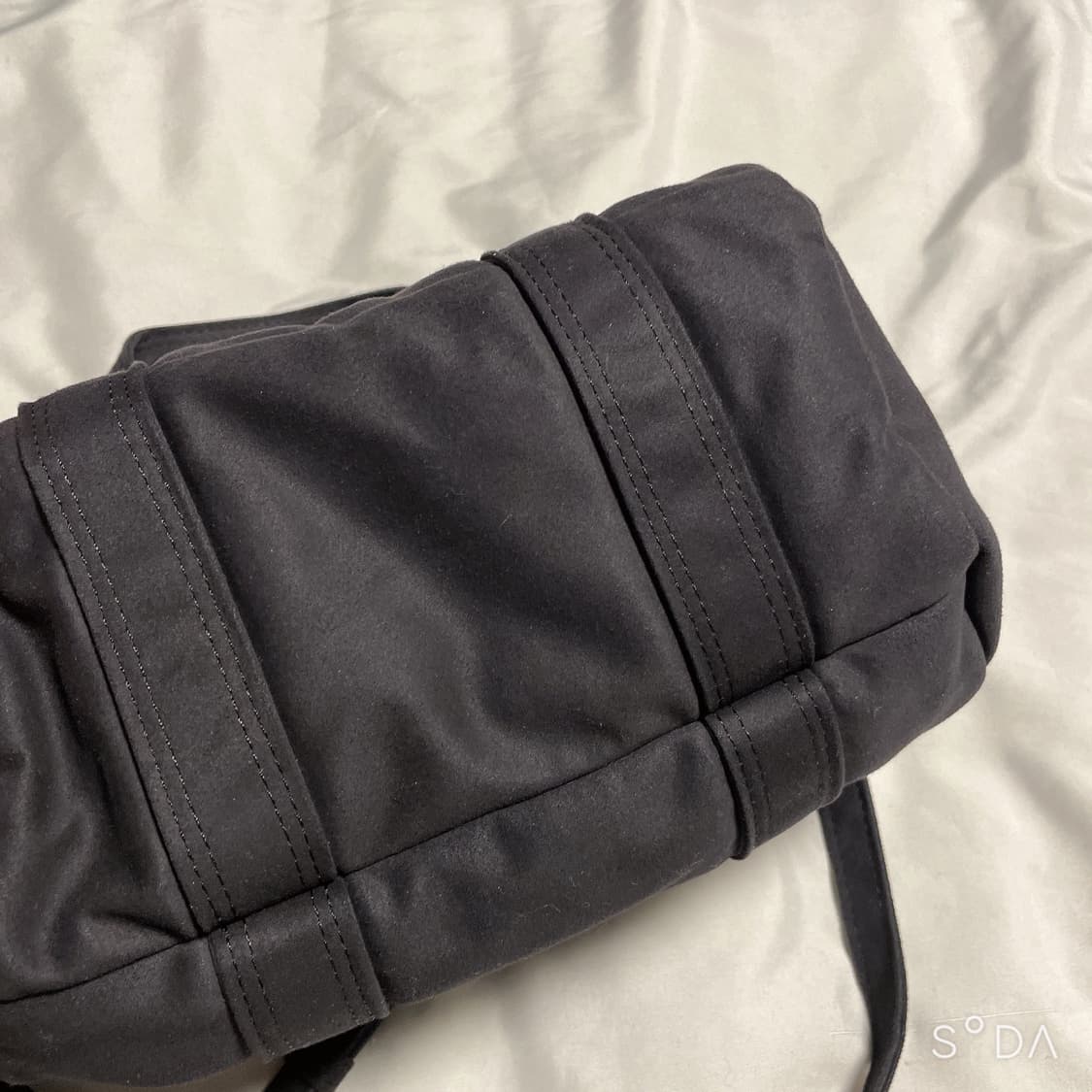 kahara 카하라 발레리나 백 미니 스웨이드 블랙 상품이미지7