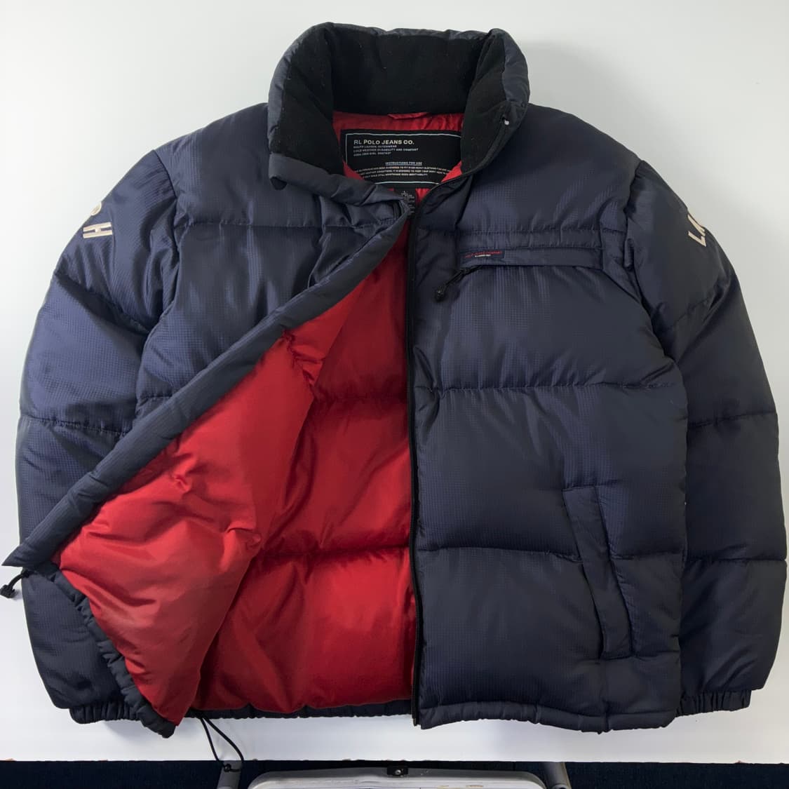 Polo jeans 폴로진스 90‘s 구스다운 랄프로렌 패딩 상품이미지3