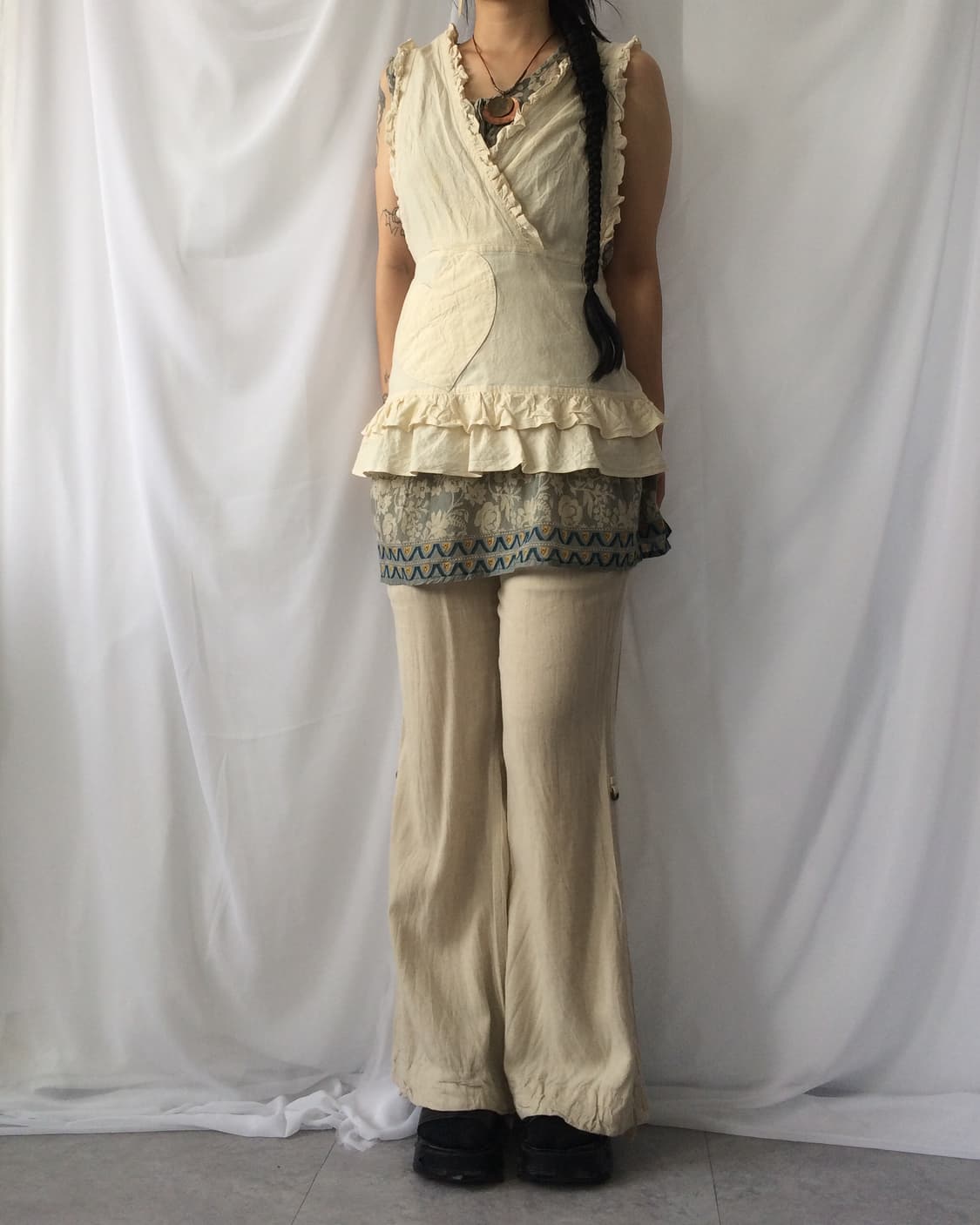 Frill apron 상품이미지5