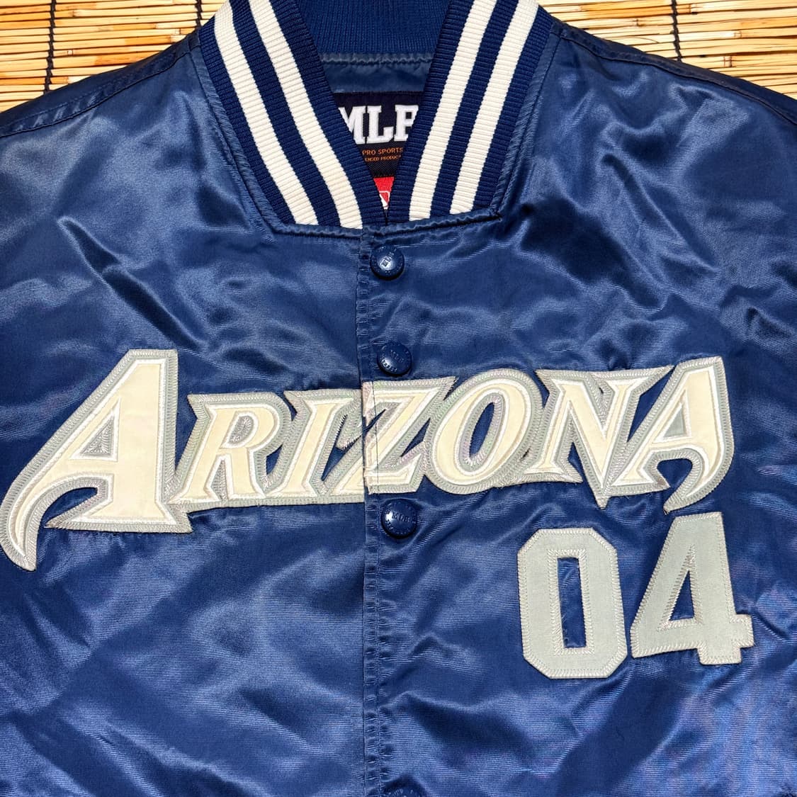 90s MLB 애리조나 올드스쿨 바시티 자켓 L 상품이미지4