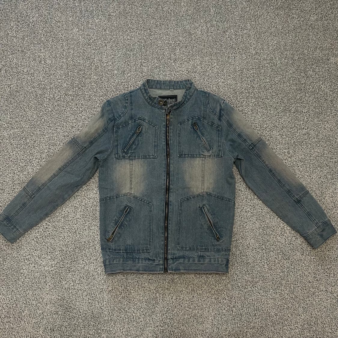 Xifulusi Zip Denim Jacket. 상품이미지1