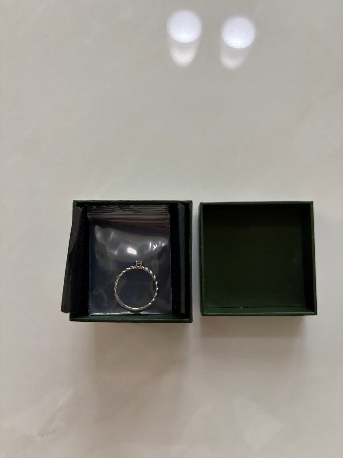 14k꼬냑다이아 반지 상품이미지2