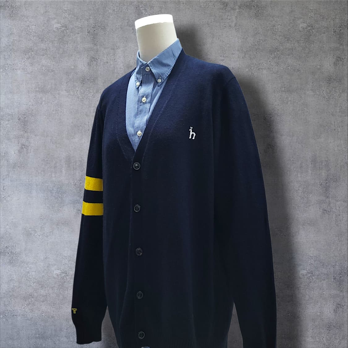 [115] 헤지스 골프 카카오 브이넥 니트 가디건 상품이미지3