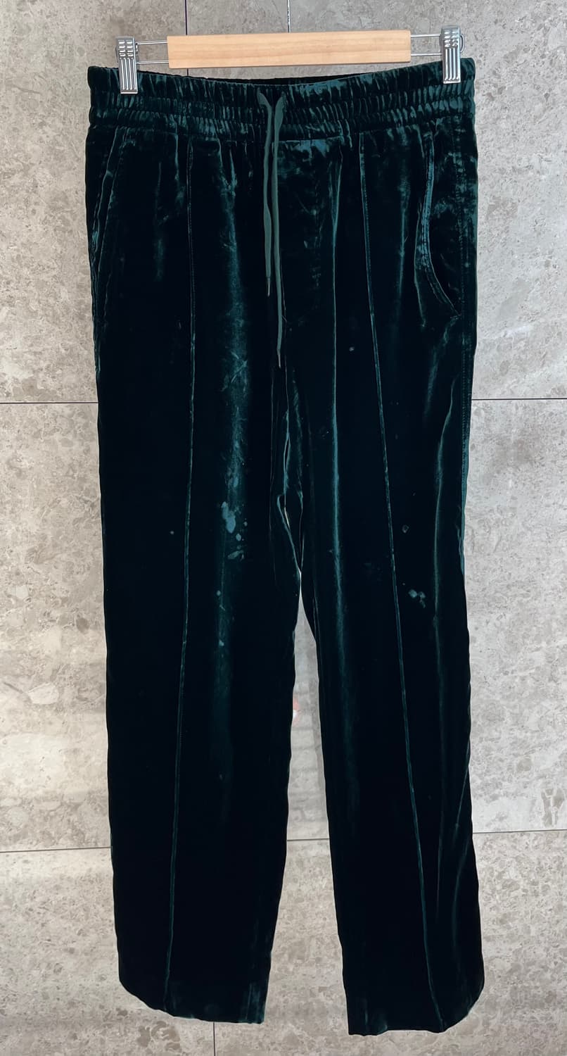 톰포드 벨벳 밴딩 팬츠 다크 그린 36 상품이미지2