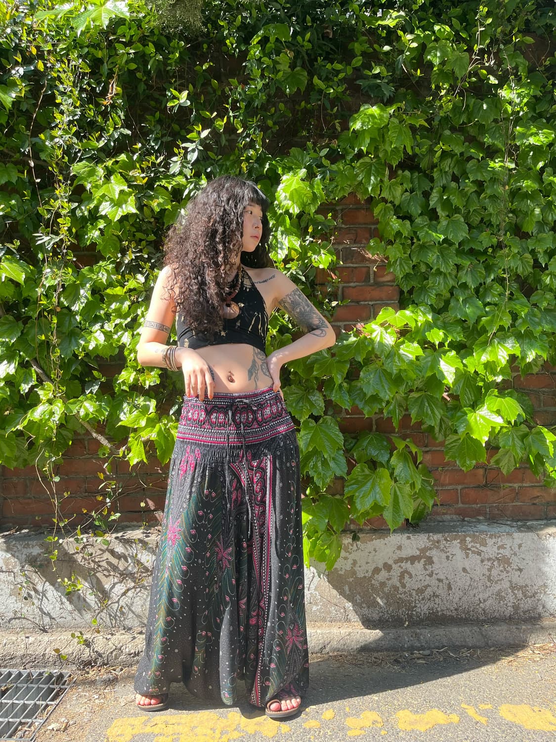 히피 에스닉 페이즐리 사무엘 팬츠 상품이미지3