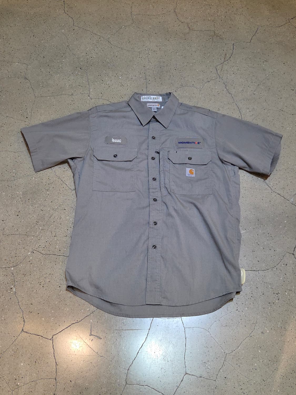 Carhartt 칼하트 그레이 포켓반팔셔츠 상품이미지4