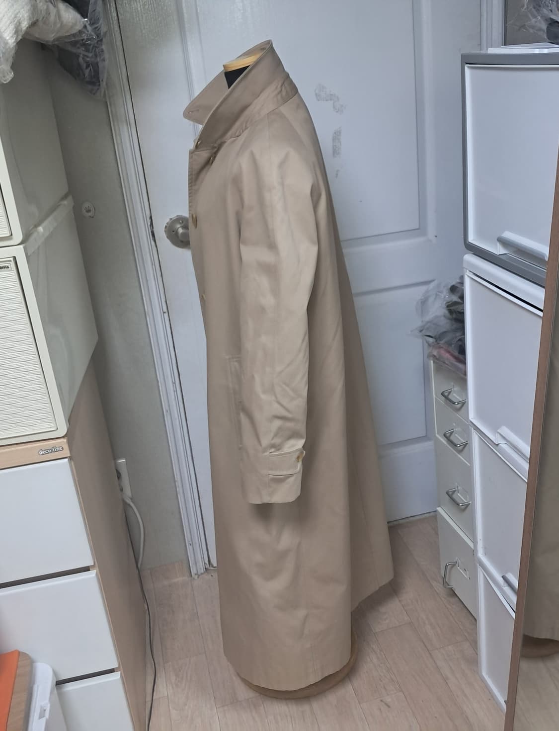 버버리 런던 정품 빈티지 트렌치 코트 12 LONG(약 66~날씬77 상품이미지2