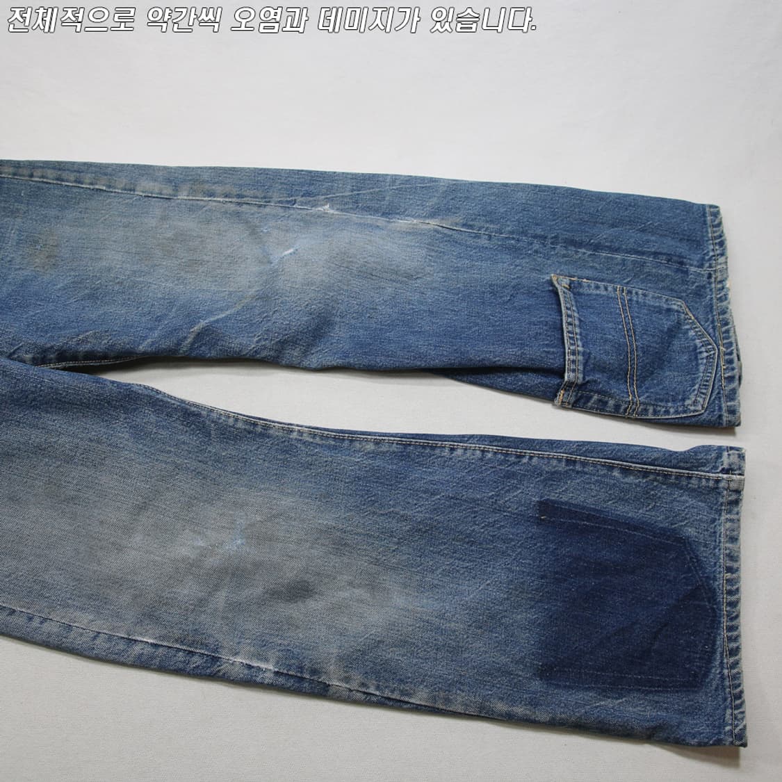 70's BIG JOHN 인디고 부츠컷 진 (여성용 26.5) 상품이미지7