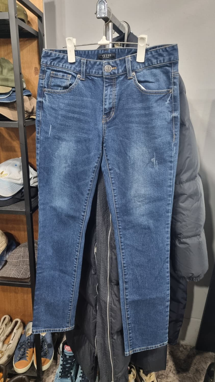게스 워싱데님진 스판 슬림핏 허리32 기장100 상태A급 상품이미지1