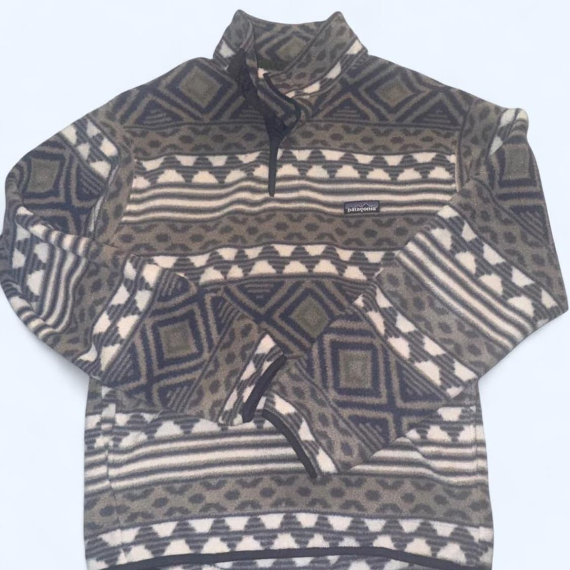 90s USA 파타고니아 신칠라 스냅-T 네이티브 패턴 상품이미지1