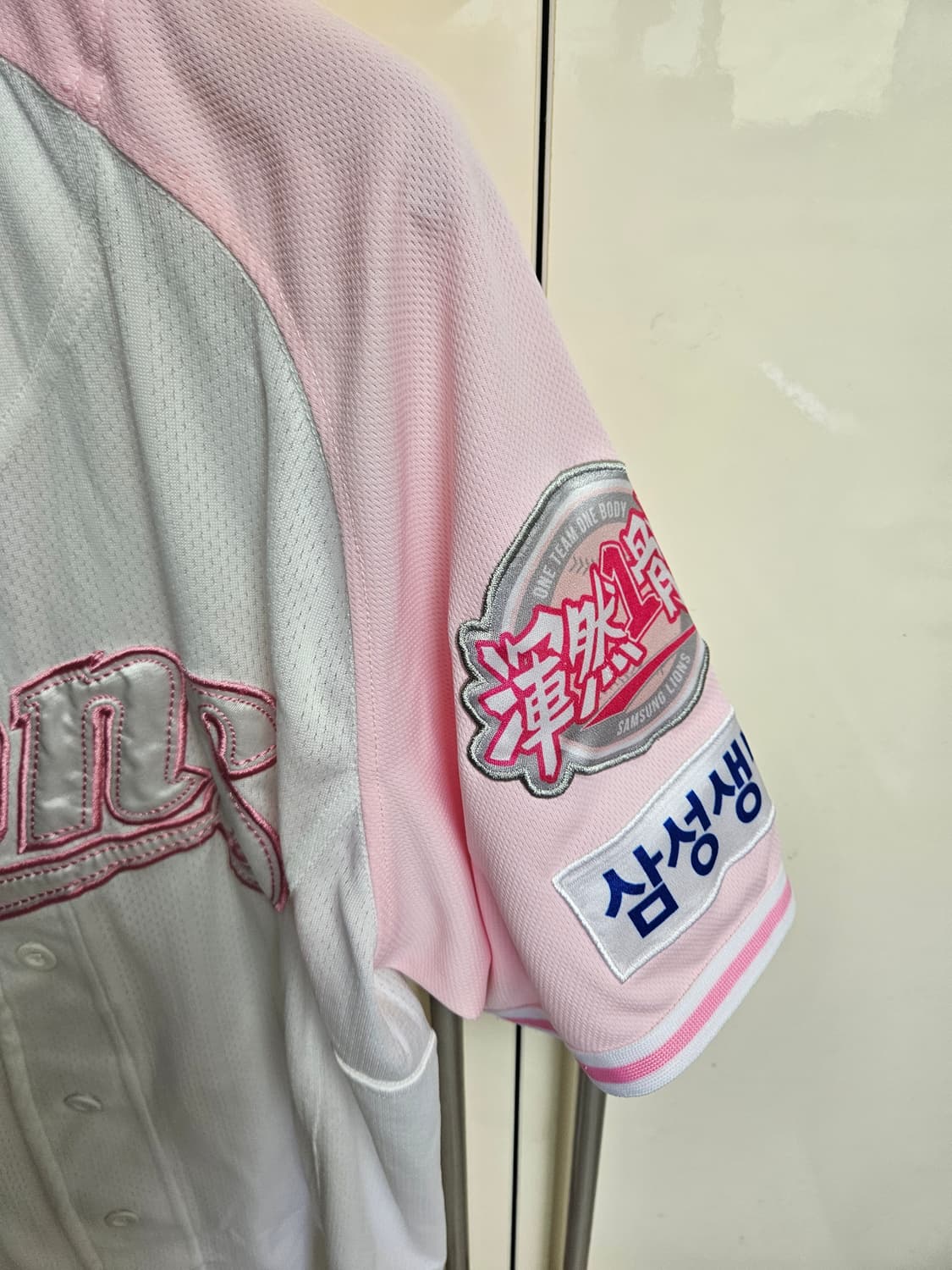 [90]삼성라이온즈 핑크유니폼 혼연일체 강민호마킹 상품이미지3