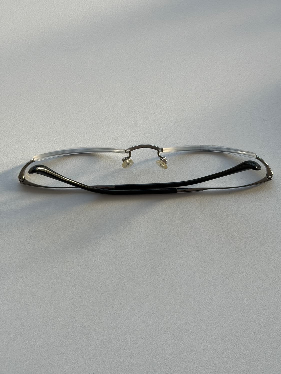 [데드스탁] 90s 올드 레이벤 Ray-Ban 티타늄 실버 안경테 상품이미지3