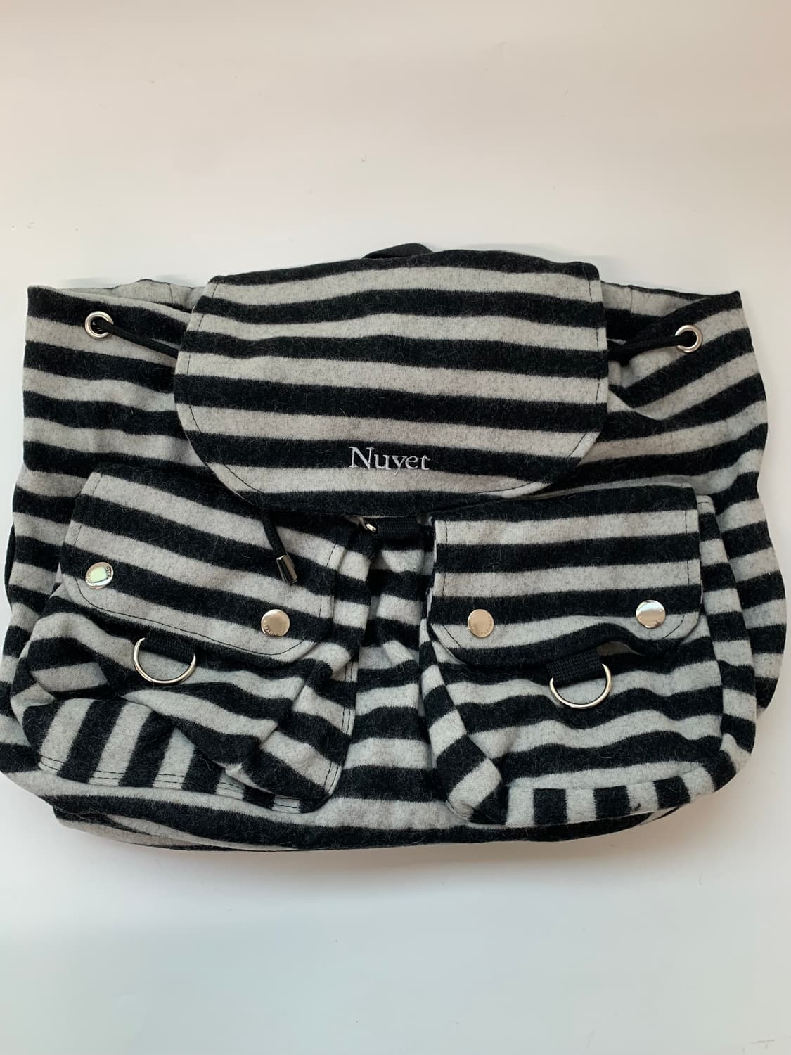 Devil Puff Backpack _ Black Stripe 상품이미지7