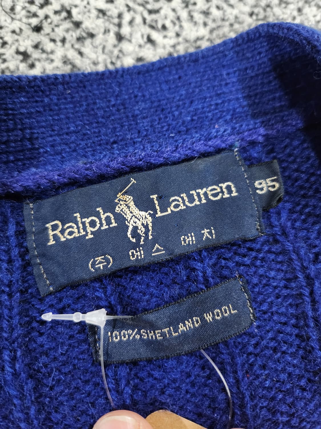 빈티지 폴로 랄프로렌 셰틀랜드 울 가디건 상품이미지10