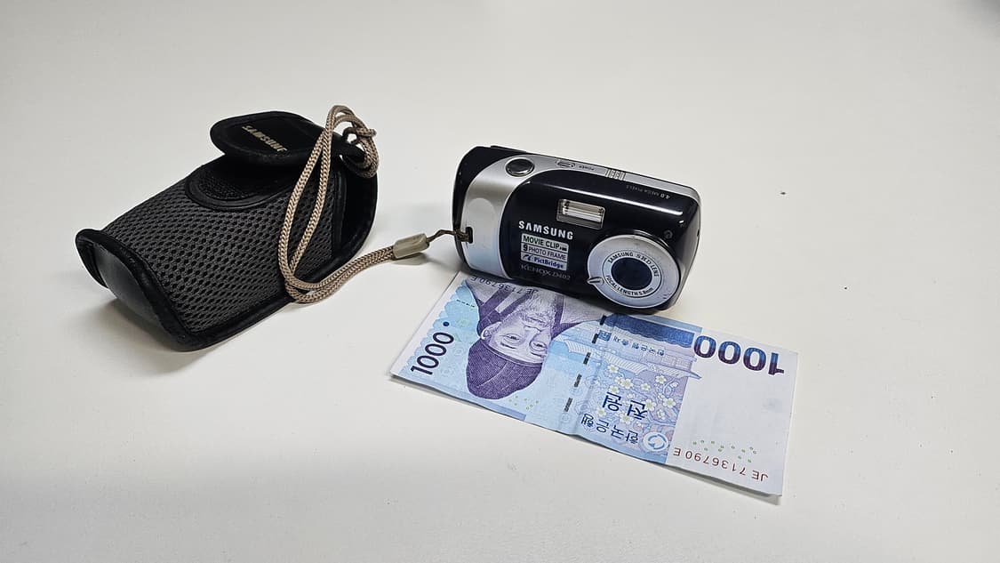 작례O 초소형 필름 감성 삼성 케녹스 d402 디지털카메라 빈티지 디카 상품이미지1