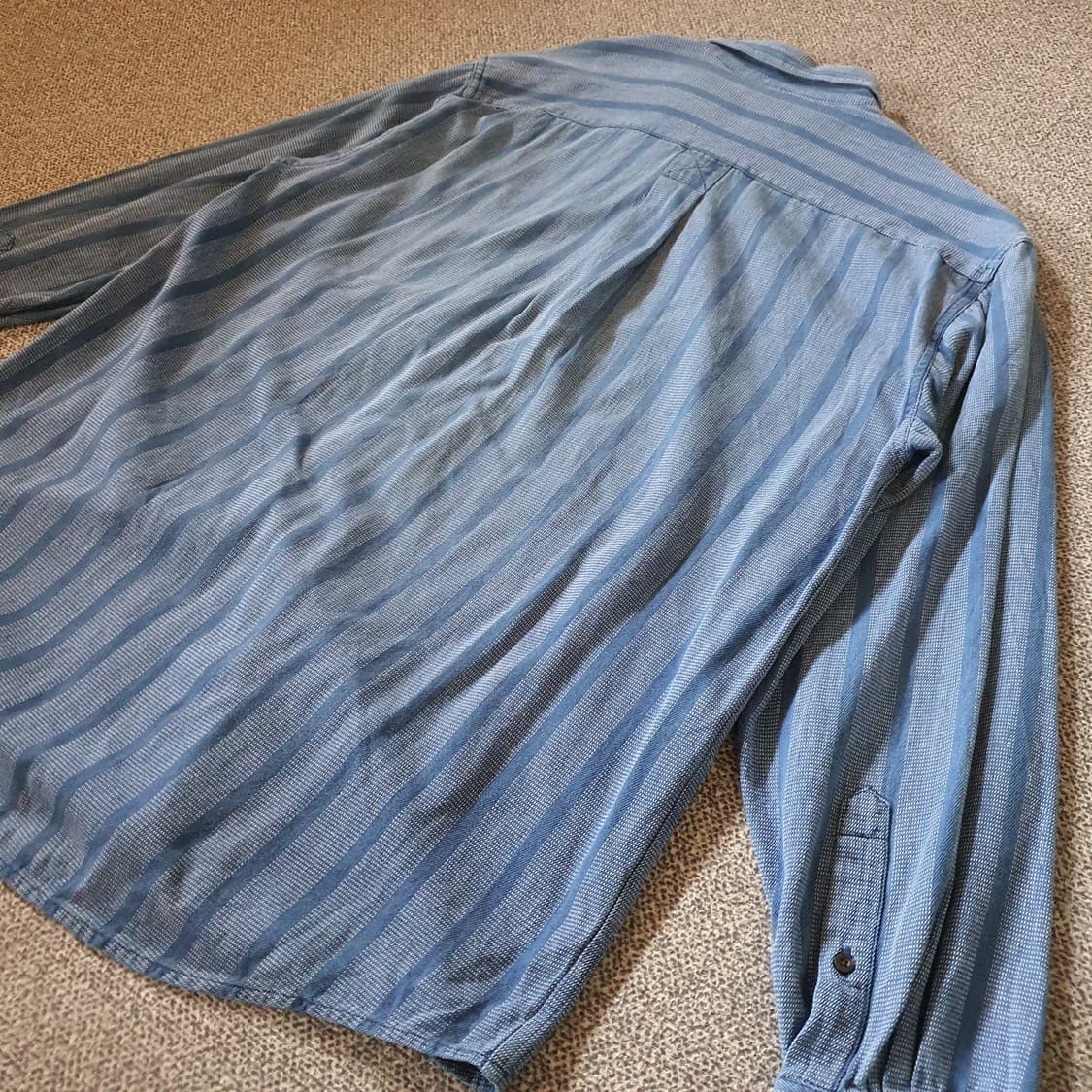 80s미국 수입 빈티지 스트라이프 셔츠 no.55 상품이미지8