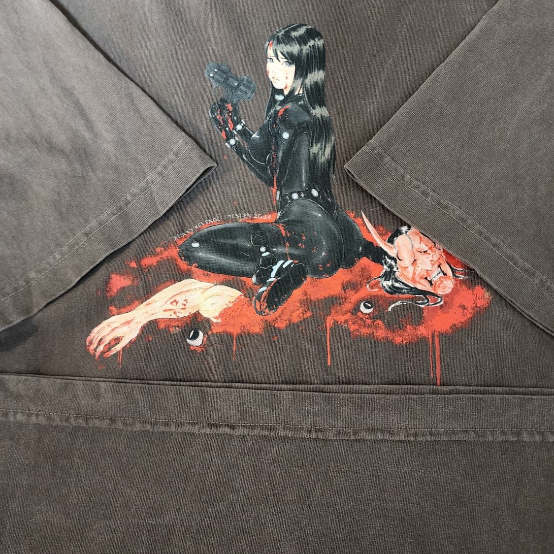 [L] 간츠 GANTZ 부틀렉 빈티지 티셔츠 상품이미지4