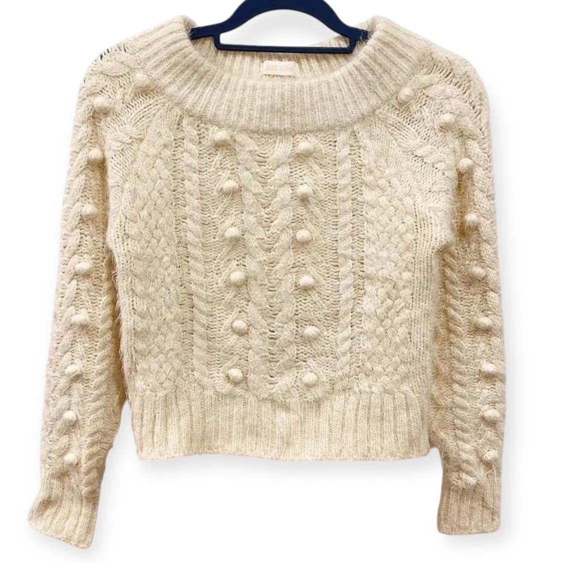 리즈리사 폼폼이 라떼갸루 니트 상품이미지1