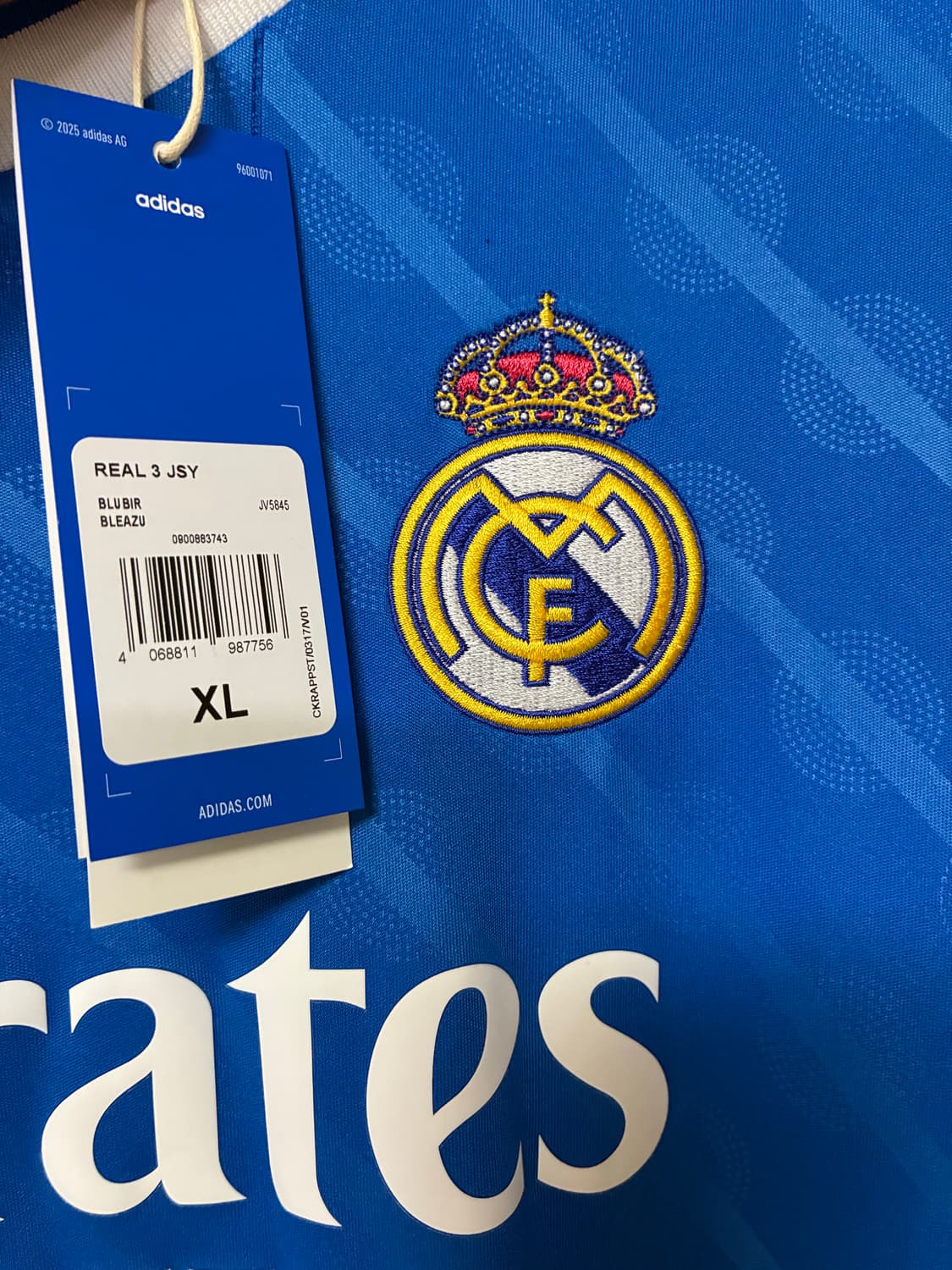 [XL]아디다스 레알마드리드 3RD 레플리카 상품이미지4