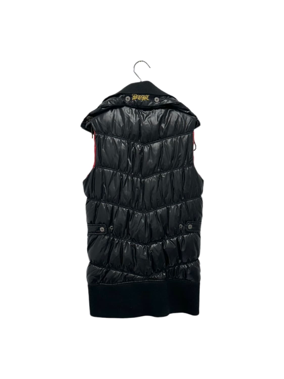 DOHC 스팽글 로고 유광 패딩 베스트 조끼 y2k 와투케 상품이미지9