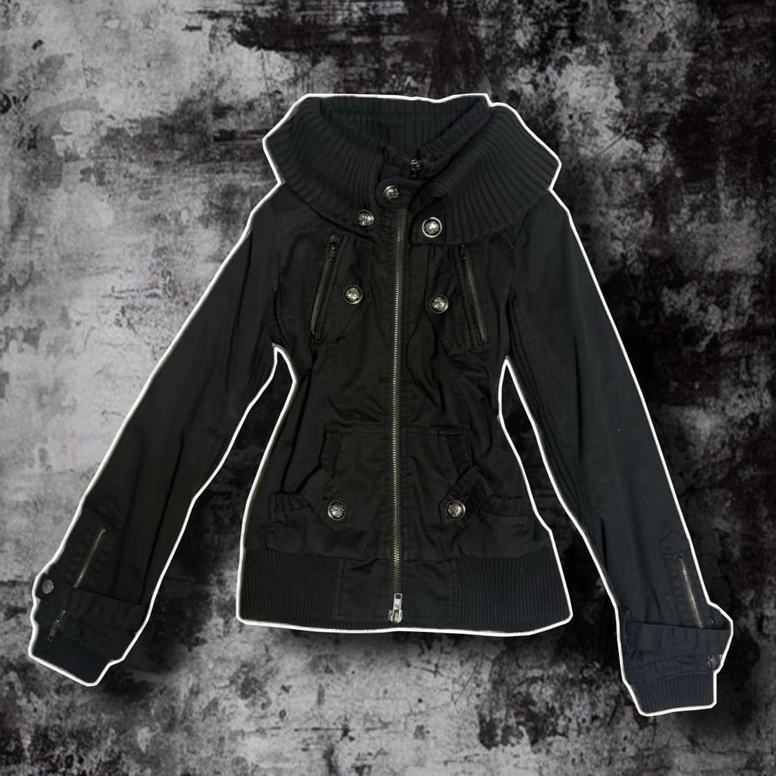 빈티지 y2k 갸루 락시크 펑크 집업 자켓 상품이미지1