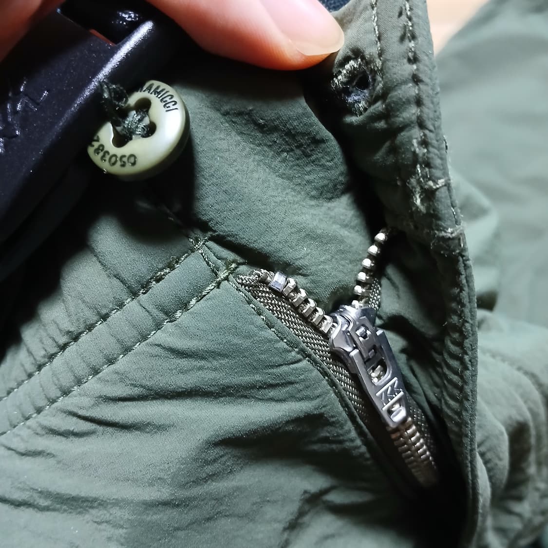 그라미치 카키 올리브 기모 플리스 기모 바지 팬츠 나일론 상품이미지7