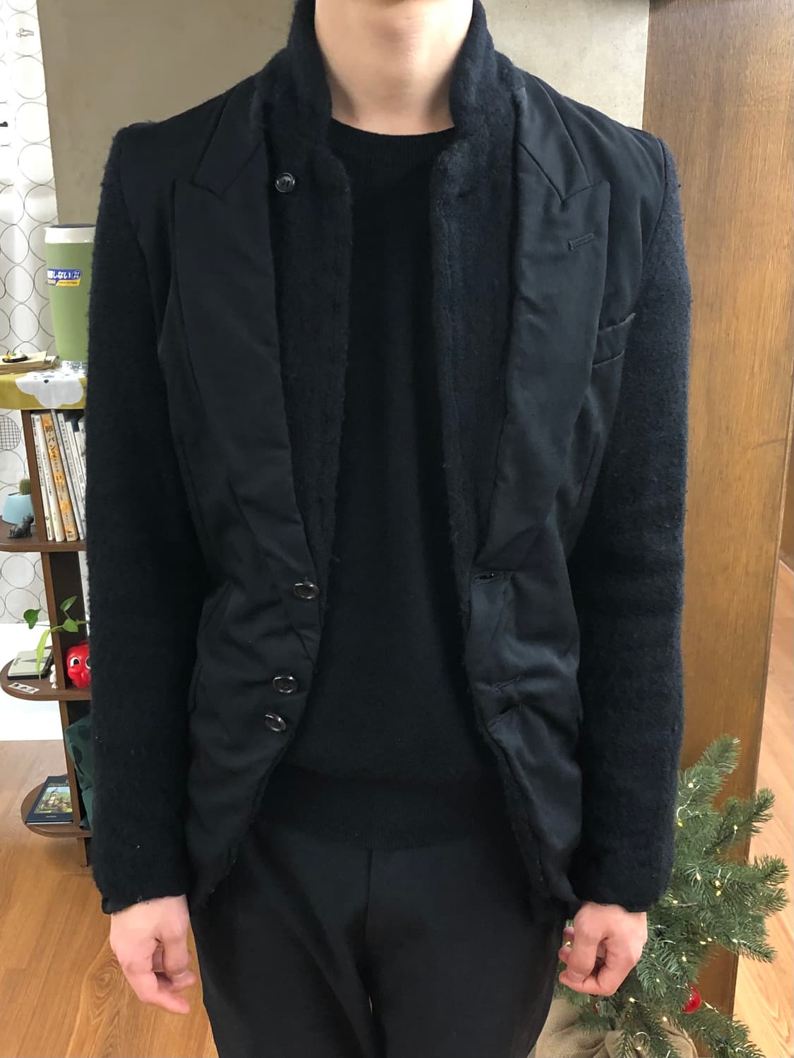 Comme des garcons homme plus 축융 블레이저 xs 상품이미지2