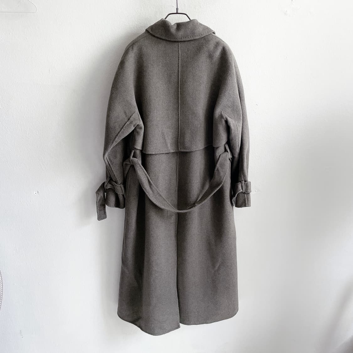 보브 울 블랜드 트렌치스타일 롱코트 상품이미지6