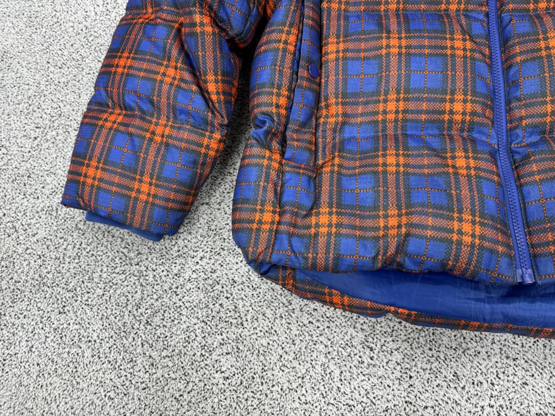 체크패턴 다운패딩 상품이미지4