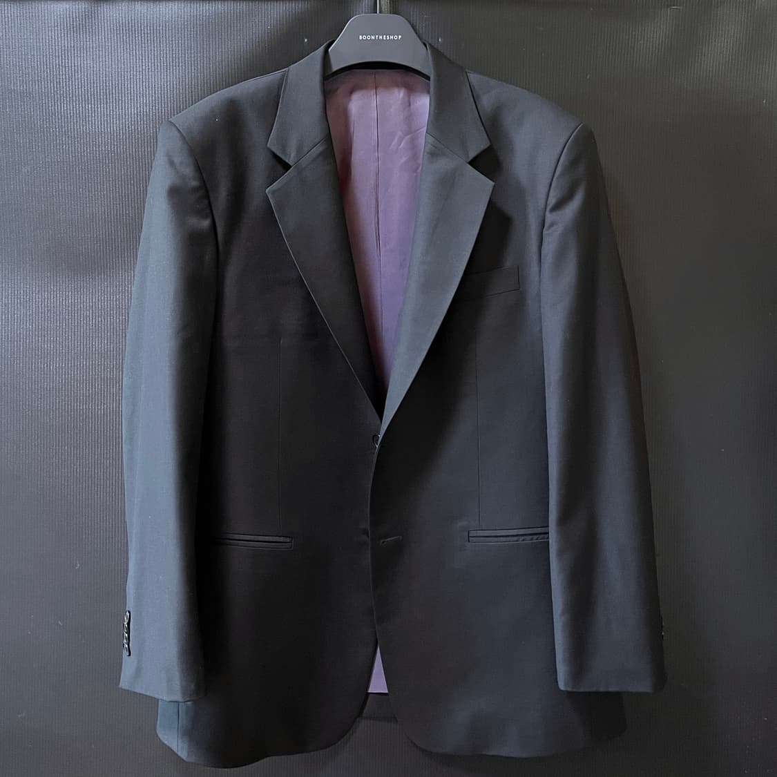 M) 90s 조르지오 아르마니 블랙 자켓 상품이미지4