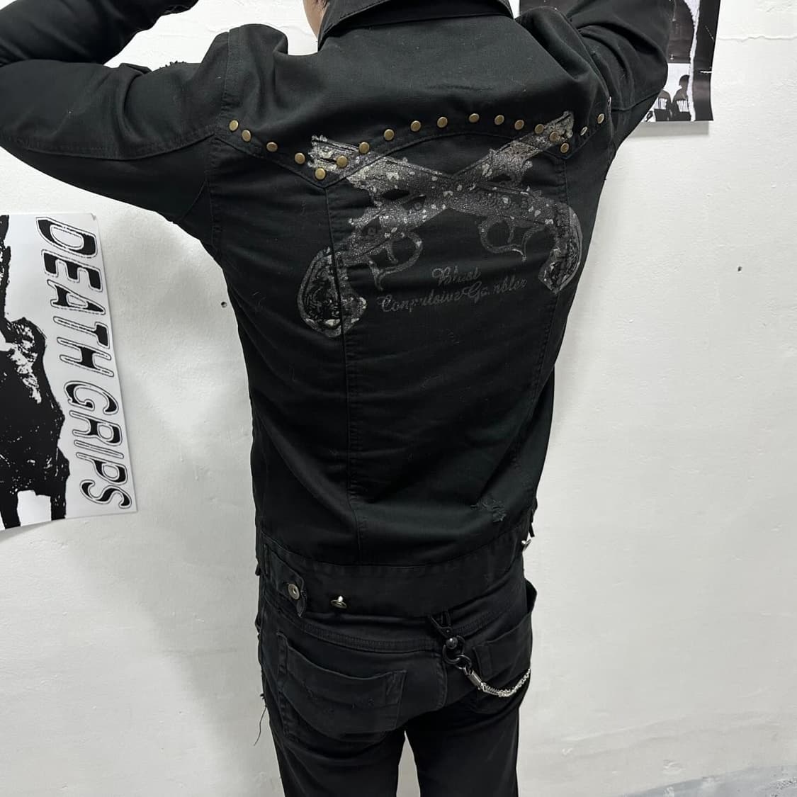 Revolver stud detail trucker  상품이미지1