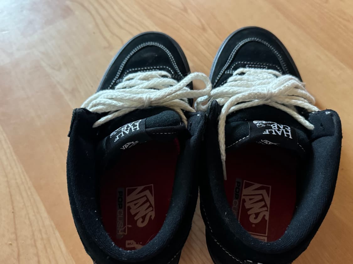 반스 x 슈프림 스케이트 하프 캡 트라이벌 블랙 260 상품이미지2