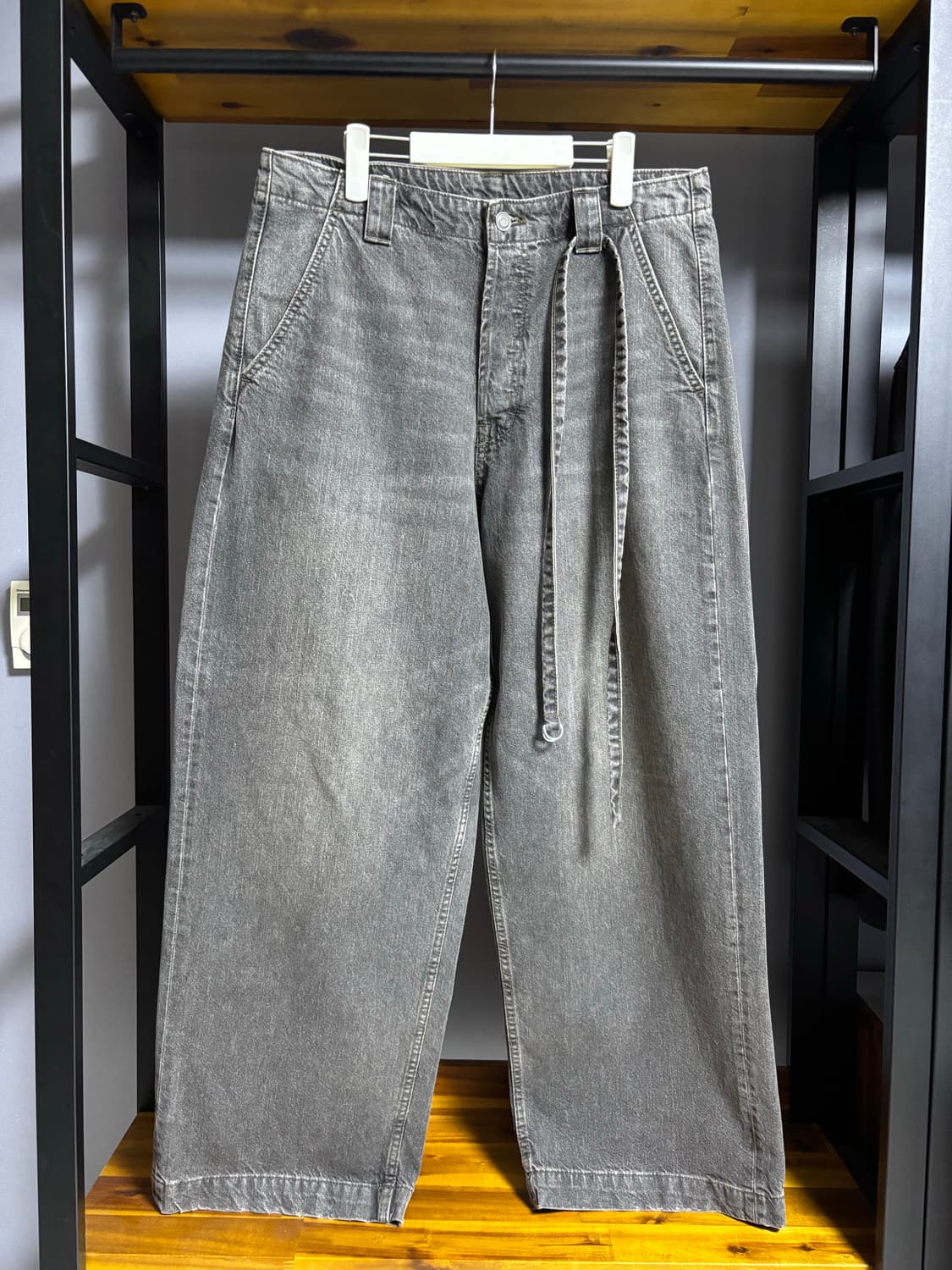 자라 배기 진 워시드 블랙 상품이미지2