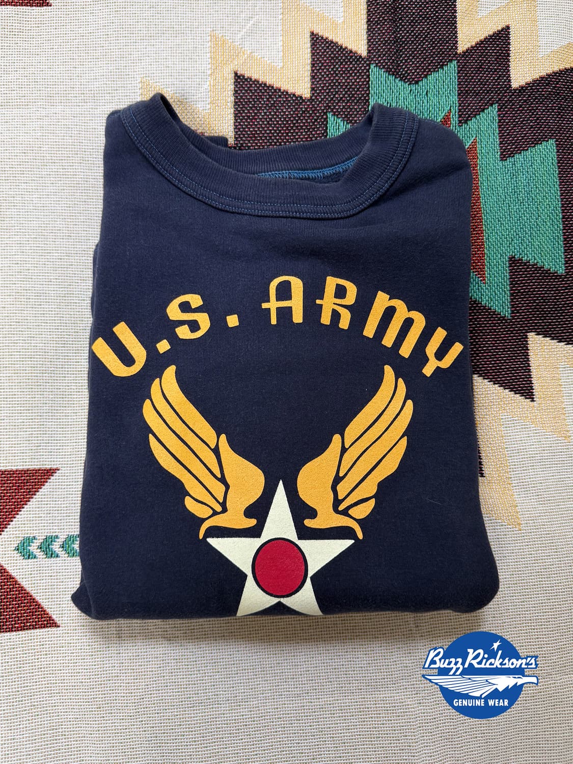 버즈릭슨 USAAF 하프 스웻셔츠 M 상품이미지1