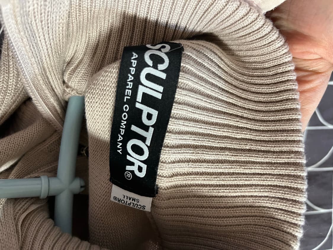 스컬프터 니트 져지 (핑크) 상품이미지2