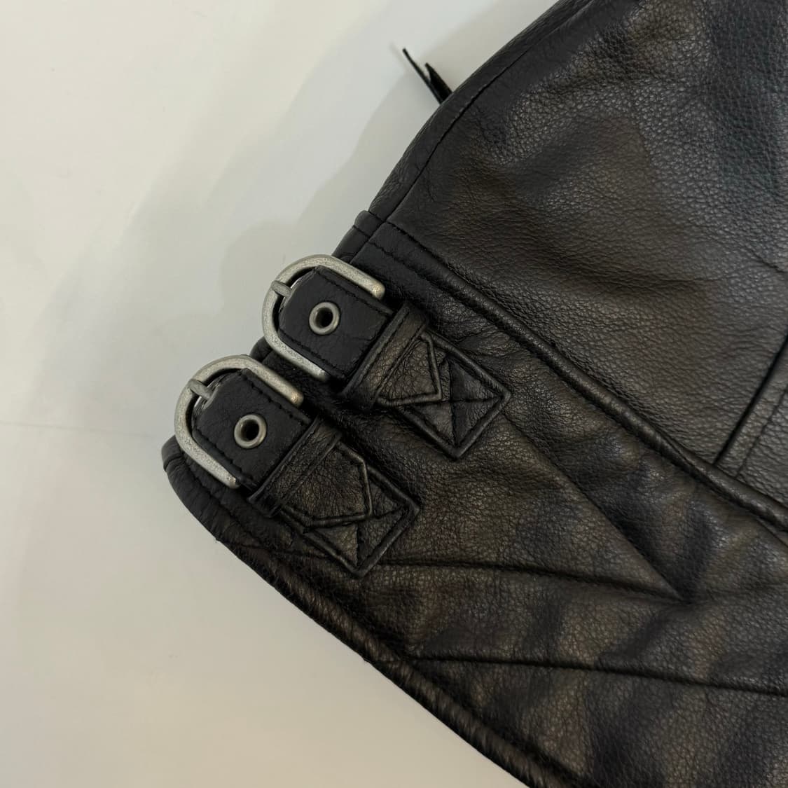 우먼 할리 데이비슨 블랙 레더 자켓  상품이미지7