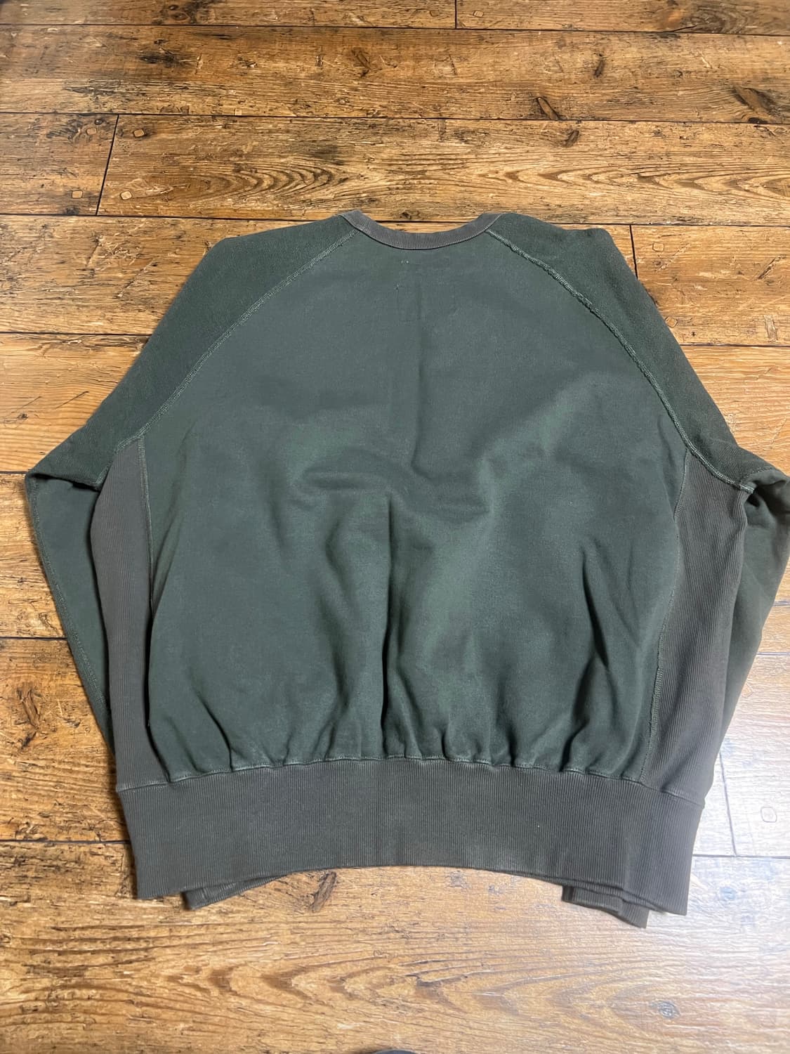 네이머클로딩 맨투맨 하프 리버스 스웨트셔츠 올리브 XL HALF REVE 상품이미지2