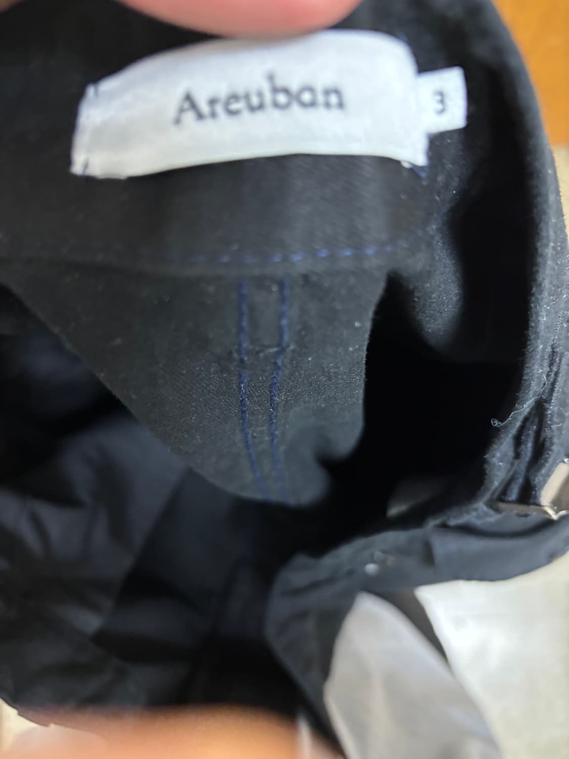 아르반 리프 커브드 팬츠 블랙 3 상품이미지3