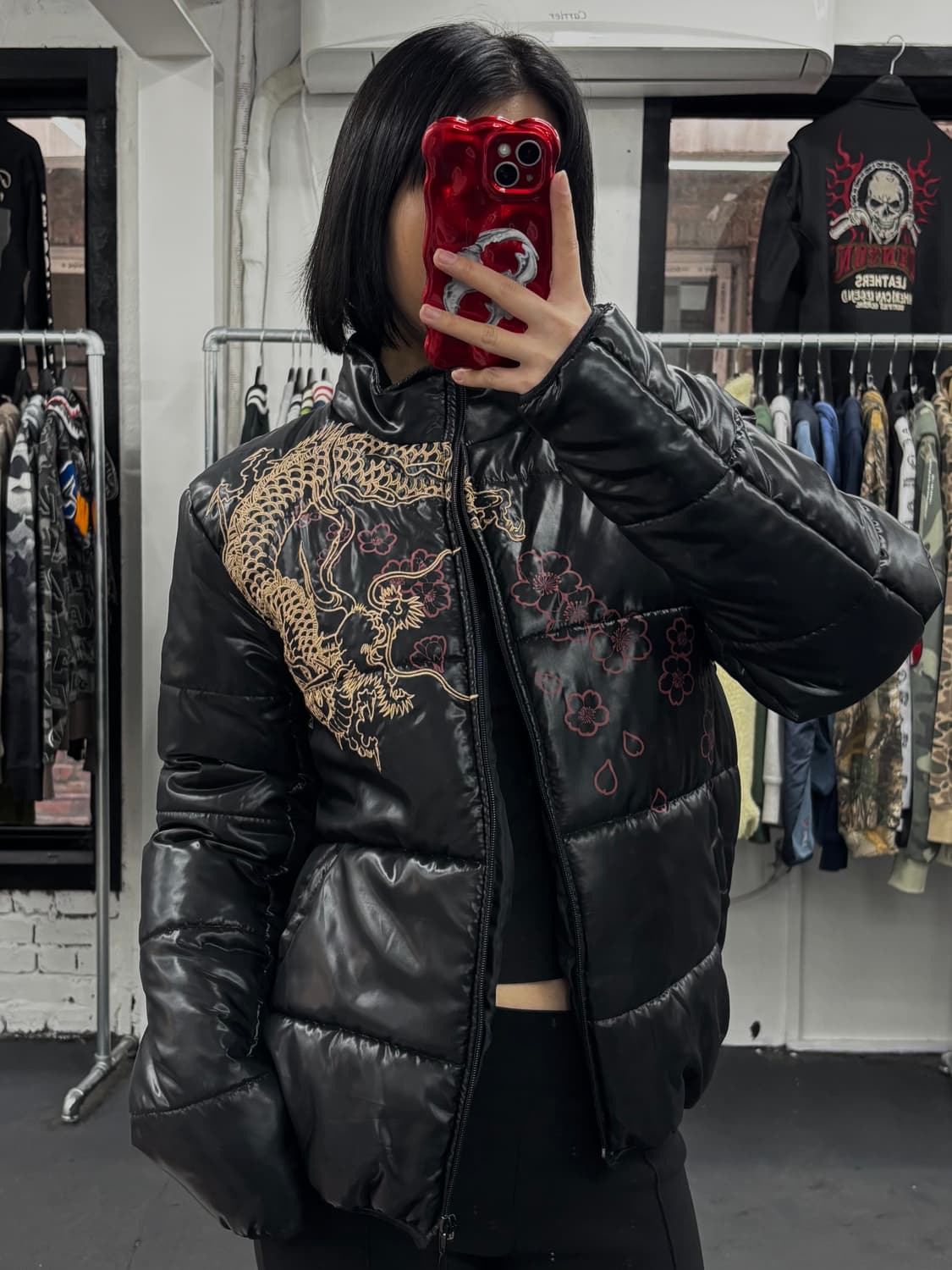 Satori 사토리 오리엔탈 드래곤 패딩 상품이미지2