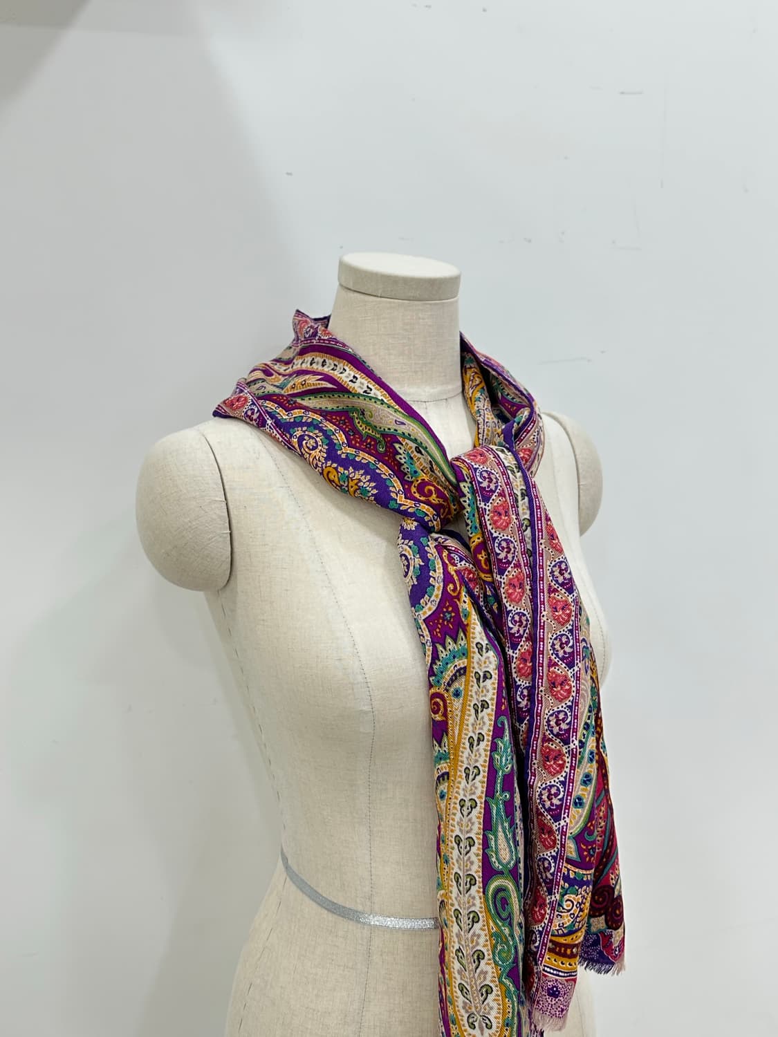 에트로 울 실크 머플러 상품이미지3