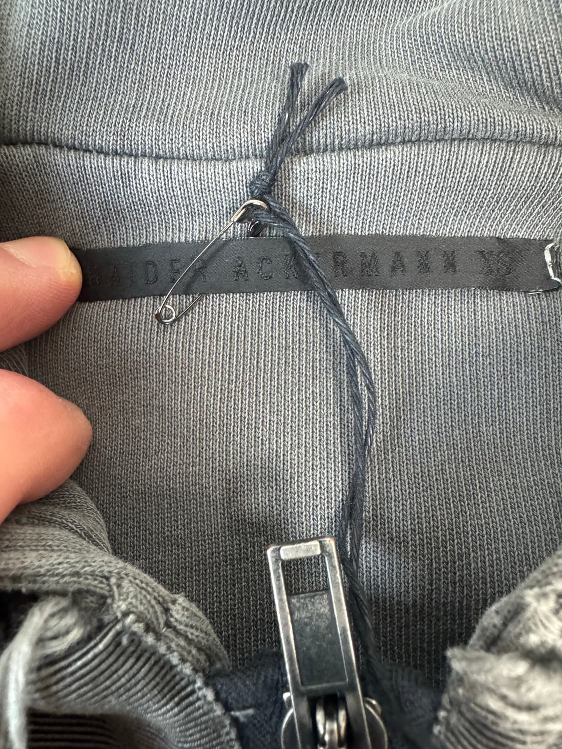 하이더아커만 FW14 더블 레이어드 후디 리이슈 그레이 상품이미지4