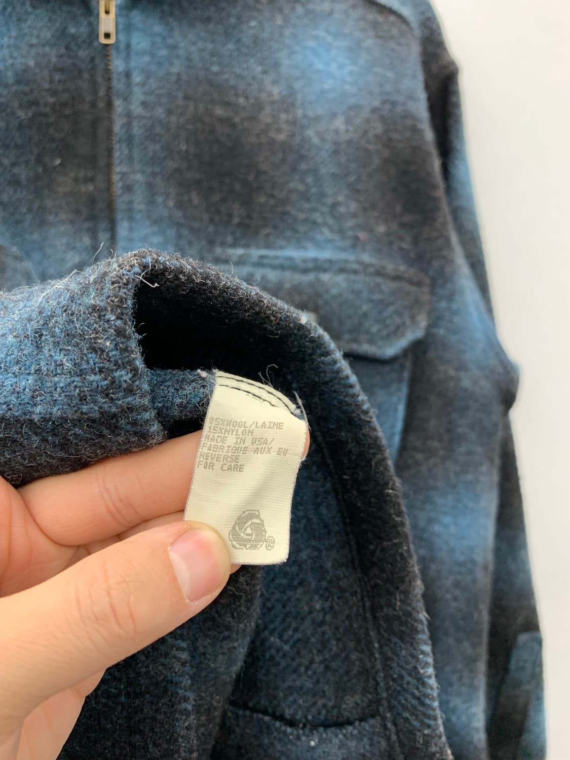 90s woolrich 옴브레 자켓 상품이미지8