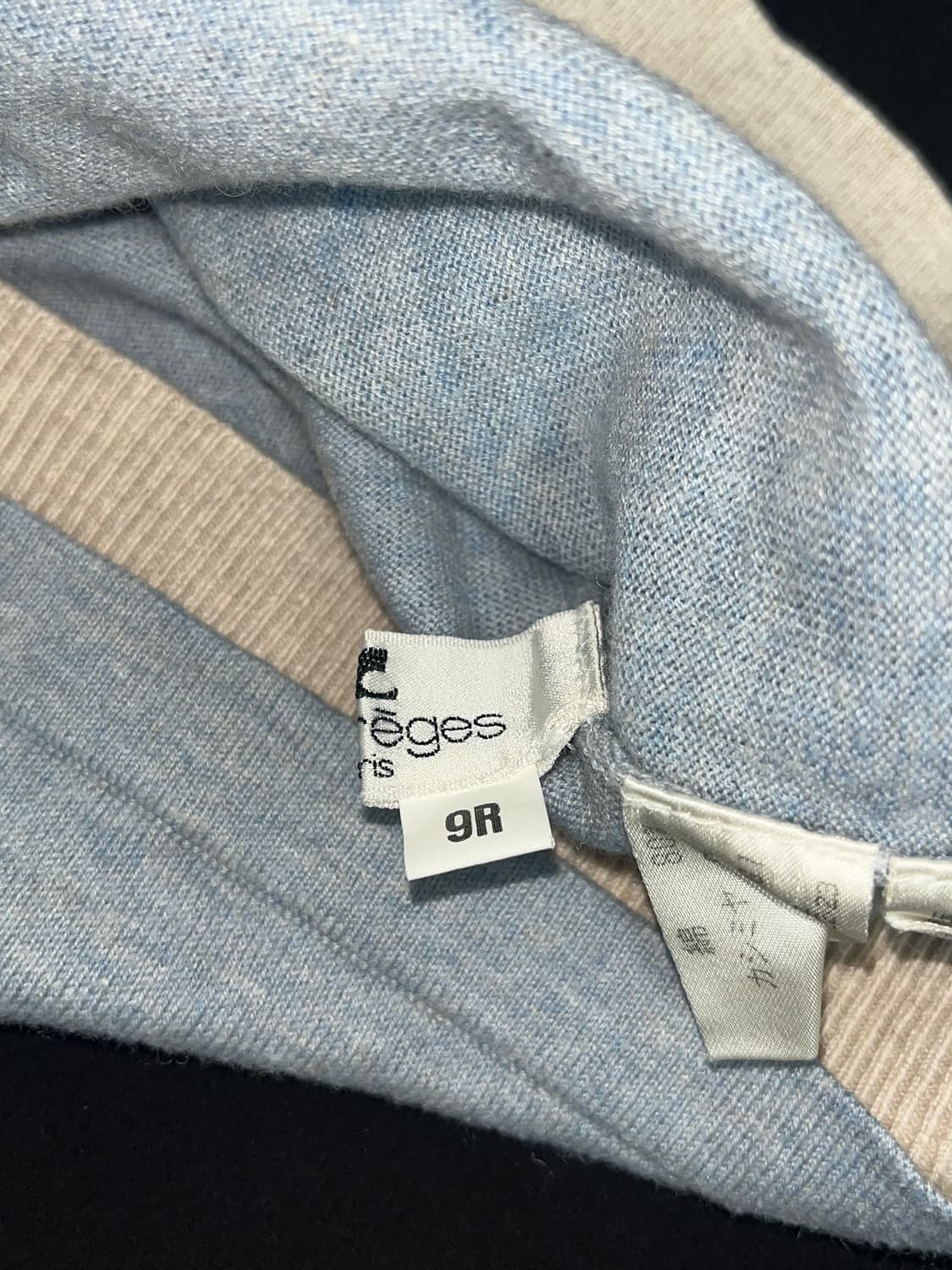 꾸레쥬 반팔 니트 상품이미지4