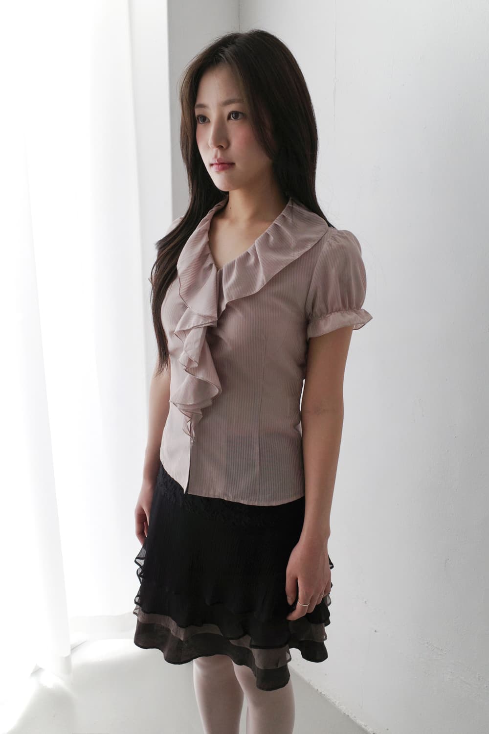 frill half blouse 상품이미지3