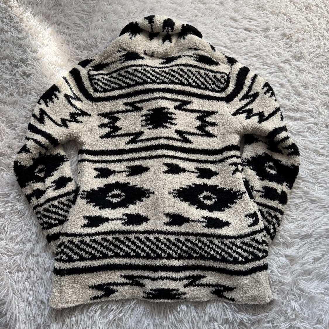 CORTSCO 일본빈티지 에스닉플리스 y2k 노드자켓 니트자켓 XL 52 상품이미지3