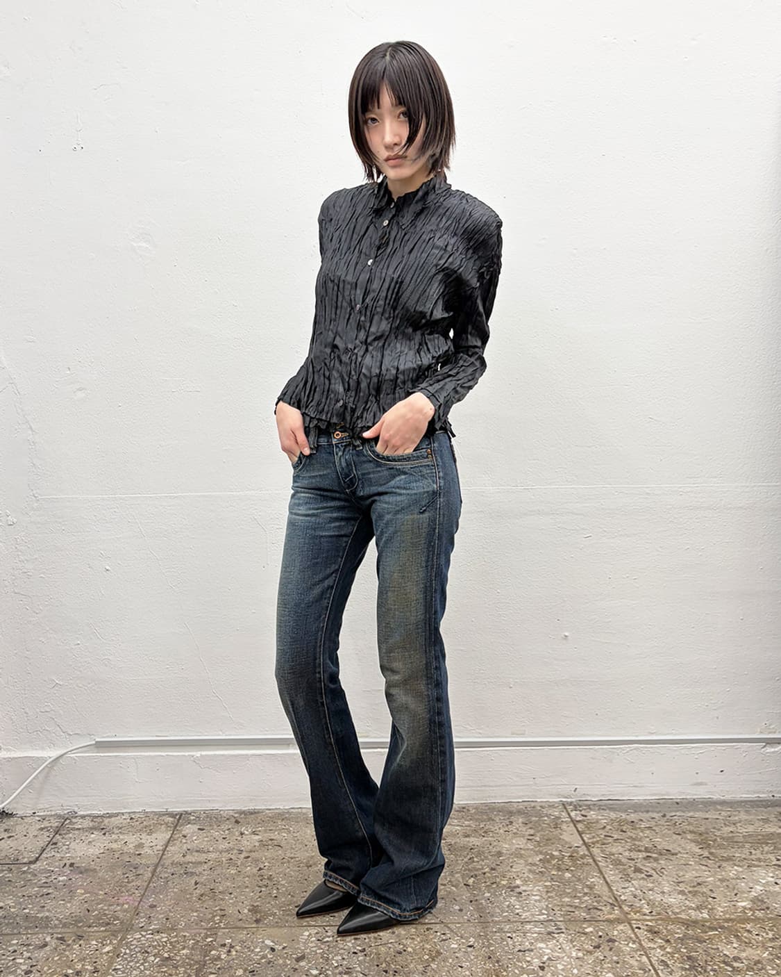 디젤 로우라이즈 부츠컷 데님팬츠 상품이미지7