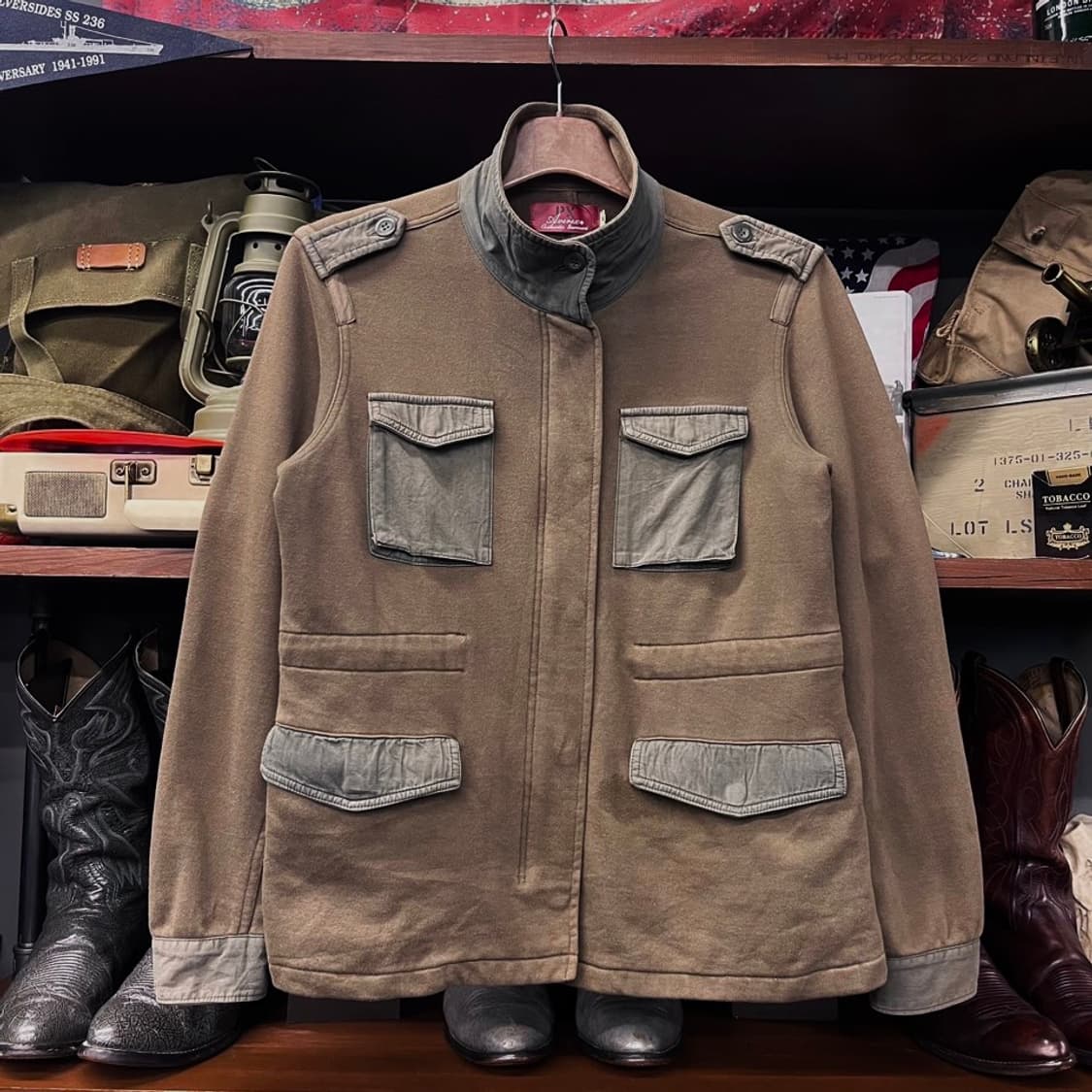 아비렉스 제팬 라인 빅 플래그 페넌트 로고 밀리터리 복각 자켓 N422 상품이미지1